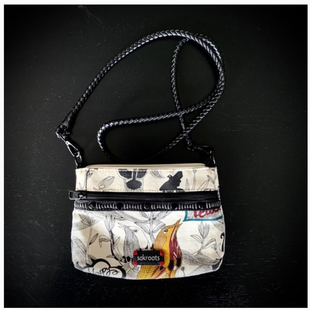 Vintage Sakroots Crossbody Purse/ Bag, Peace Artist Edition